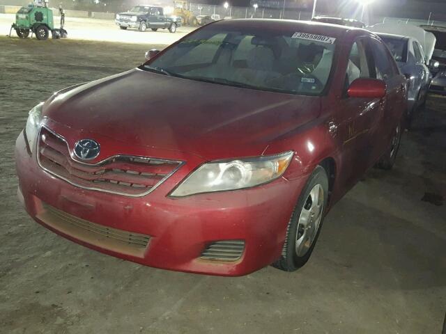 4T1BF3EK3BU747537 - 2011 TOYOTA CAMRY BASE MAROON photo 2