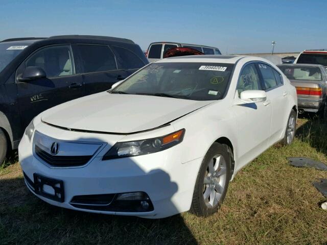 19UUA8F29CA021984 - 2012 ACURA TL WHITE photo 2