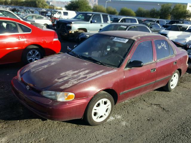 1Y1SK5287WZ405355 - 1998 CHEVROLET GEO PRIZM 栗色 照片 10