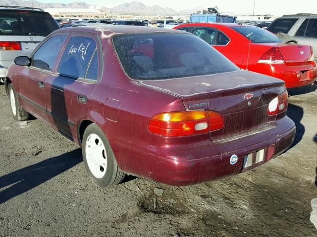 1Y1SK5287WZ405355 - 1998 CHEVROLET GEO PRIZM 栗色 照片 3