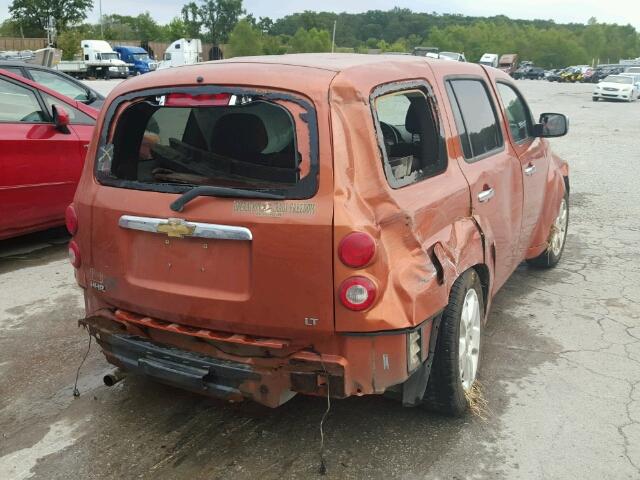 3GNDA23D07S506866 - 2007 CHEVROLET HHR LT ORANGE photo 4