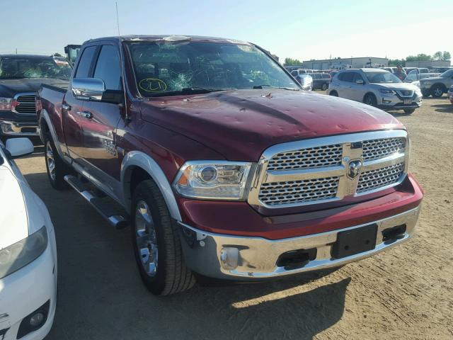 1C6RR7JT7FS706689 - 2015 RAM 1500 LARAM RED photo 1