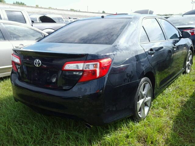 4T1BF1FK5EU864169 - 2014 TOYOTA CAMRY L BLACK photo 4