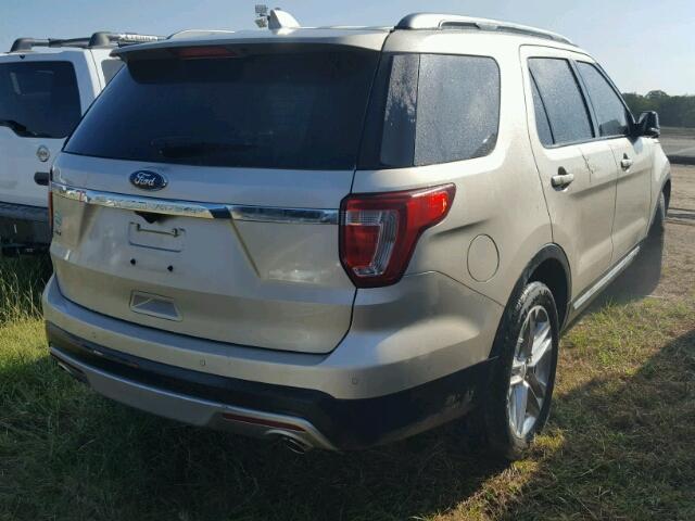 1FM5K7D88HGA02991 - 2017 FORD EXPLORER TAN photo 4