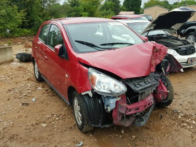 ML32A4HJ1FH034651 - 2015 MITSUBISHI MIRAGE ES RED photo 1