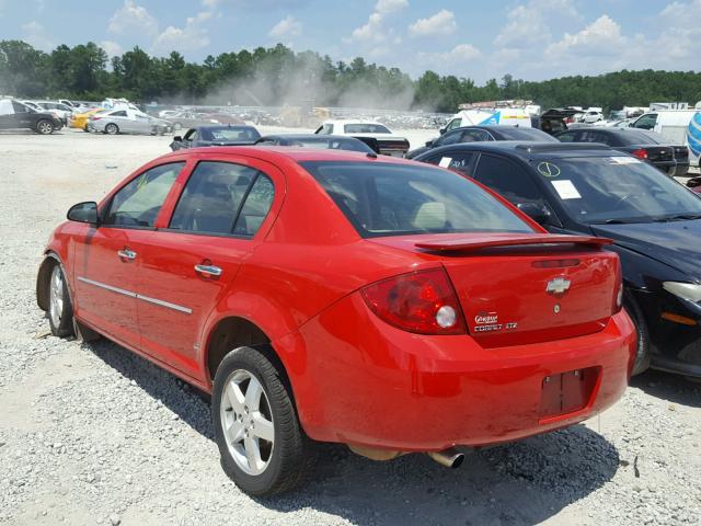 1G1AZ55F867783369 - 2006 CHEVROLET COBALT LTZ RED photo 3