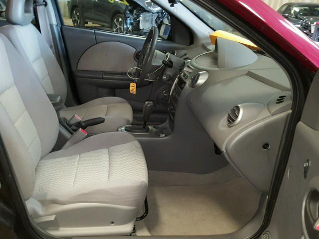1G8AJ55F47Z182510 - 2007 SATURN ION LEVEL MAROON photo 5
