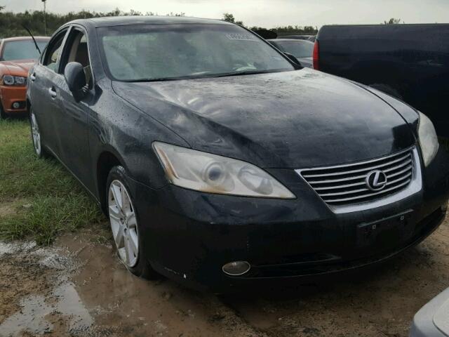 JTHBJ46G682159041 - 2008 LEXUS ES BLACK photo 1