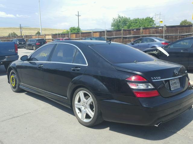 WDDNG86X57A097243 - 2007 MERCEDES-BENZ S 550 4MAT BLACK photo 3