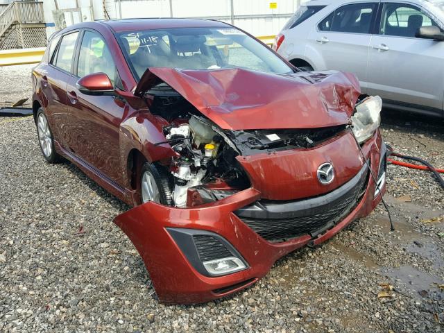 JM1BL1H5XA1136265 - 2010 MAZDA 3 S RED photo 1