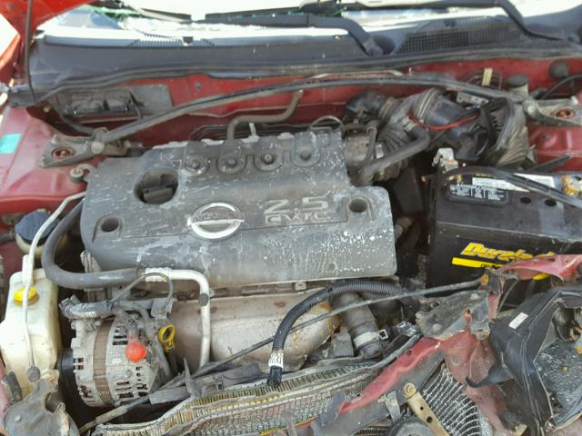 3N1AB51AX4L741089 - 2004 NISSAN SENTRA 2.5 RED photo 7