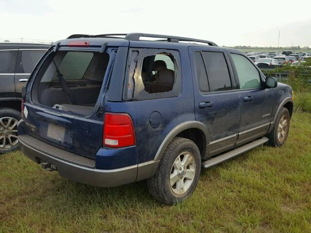 1FMZU63K74ZA56073 - 2004 FORD EXPLORER X BLUE photo 4