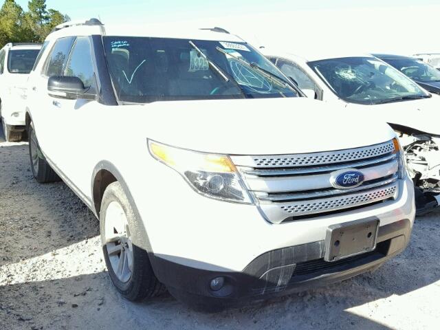 1FM5K7D88EGB07042 - 2014 FORD EXPLORER X WHITE photo 1