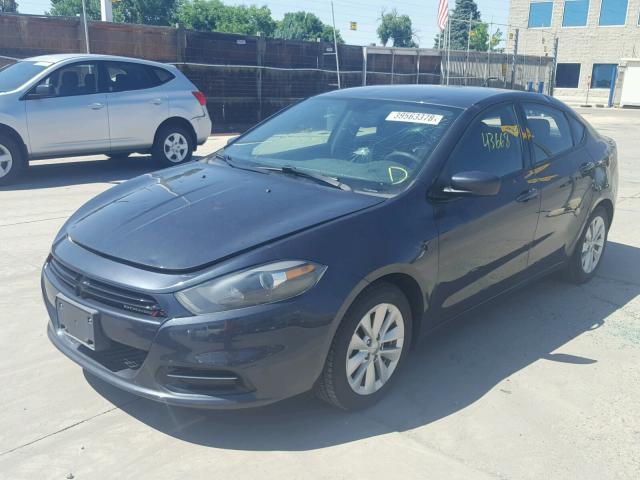 1C3CDFBB3ED678104 - 2014 DODGE DART SXT GRAY photo 2