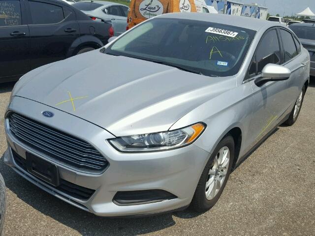 3FA6P0G79GR156420 - 2016 FORD FUSION S SILVER photo 2