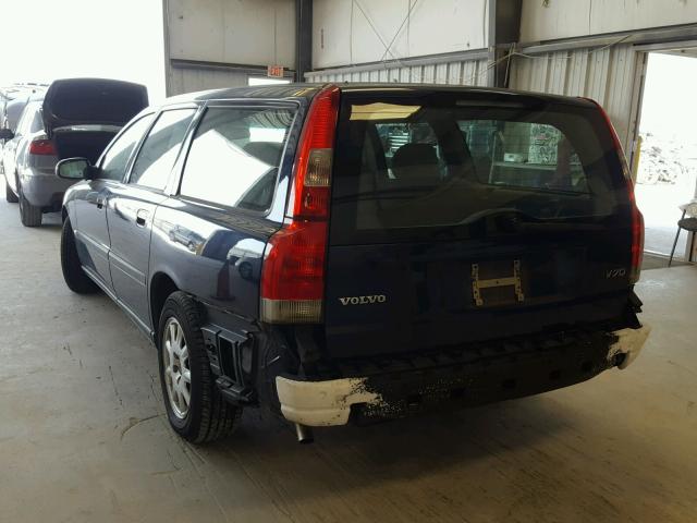 YV1SW61TX32332338 - 2003 VOLVO V70 BLUE photo 3