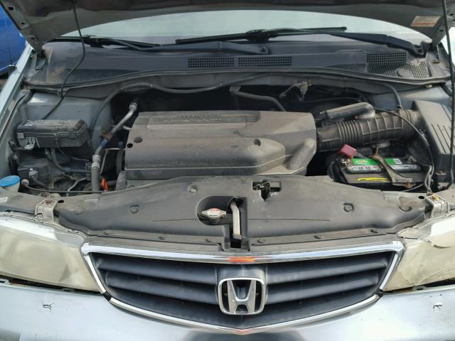 5FNRL18073B140948 - 2003 HONDA ODYSSEY EX BLUE photo 7