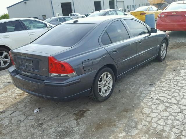 YV1RS592552478312 - 2005 VOLVO S60 2.5T BLUE photo 4