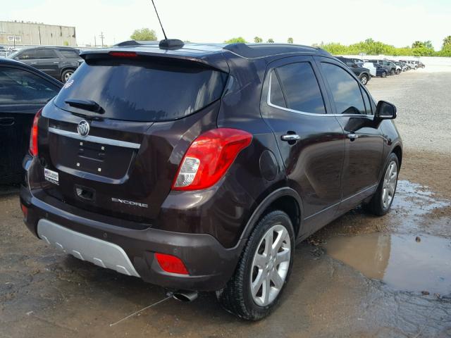 KL4CJDSB2FB216844 - 2015 BUICK ENCORE PRE BROWN photo 4