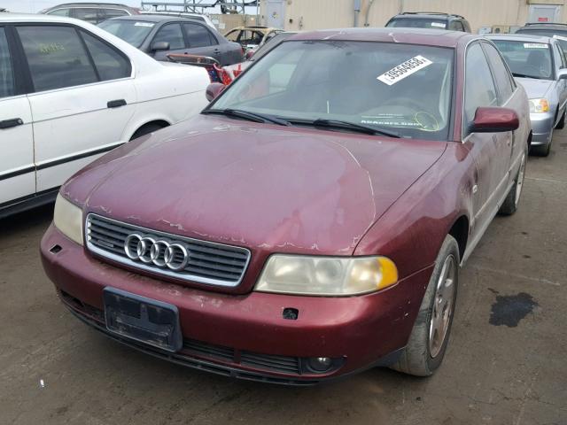 WAUED28D2XA252766 - 1999 AUDI A4 2.8 QUA RED photo 2