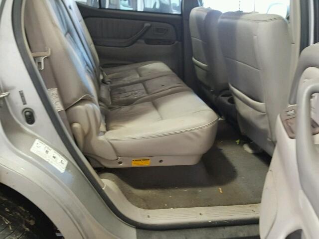 5TDZT38AX5S252713 - 2005 TOYOTA SEQUOIA LI SILVER photo 6