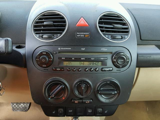 3VWRG31Y77M423879 - 2007 VOLKSWAGEN NEW BEETLE მწვანე ფოტო 9