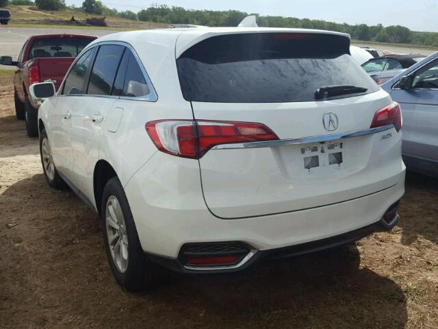 5J8TB3H30HL006030 - 2017 ACURA RDX WHITE photo 3