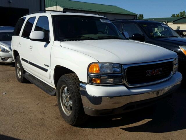 1GKEK13T55J250013 - 2005 GMC YUKON WHITE photo 1