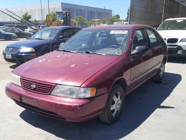 1N4AB41D6TC799105 - 1996 NISSAN SENTRA E RED photo 2