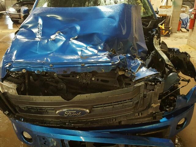 1FTFW1EF3DKD16546 - 2013 FORD F150 BLUE photo 7