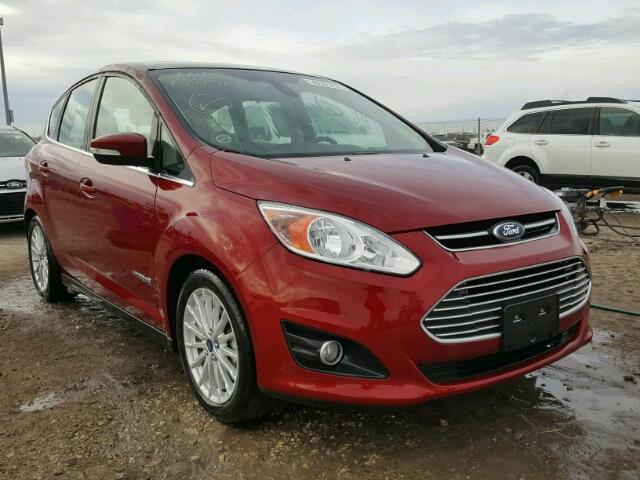 1FADP5BU8FL106204 - 2015 FORD C-MAX BURGUNDY photo 1