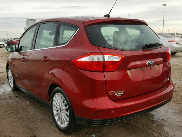 1FADP5BU8FL106204 - 2015 FORD C-MAX BURGUNDY photo 3