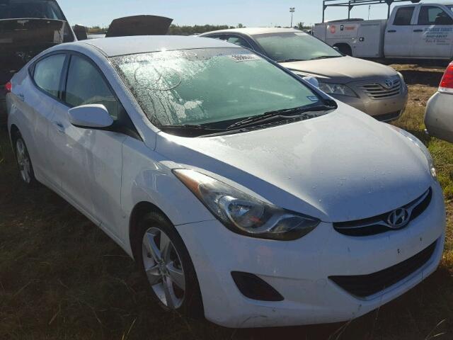 5NPDH4AE5DH370414 - 2013 HYUNDAI ELANTRA WHITE photo 1