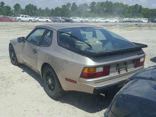 WP0AA0949KN450937 - 1989 PORSCHE 944 TAN photo 3