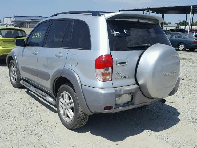 JTEGH20V610028185 - 2001 TOYOTA RAV4 SILVER photo 3