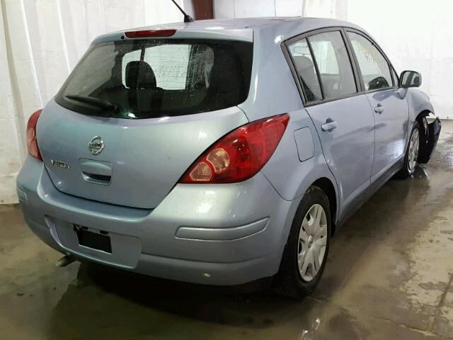 3N1BC1CPXCL359879 - 2012 NISSAN VERSA S BLUE photo 4