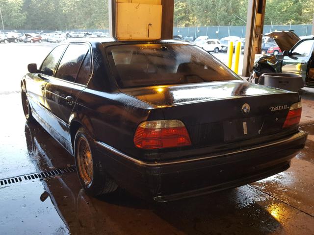 WBAGJ832XVDM06307 - 1997 BMW 740 IL BLACK photo 3