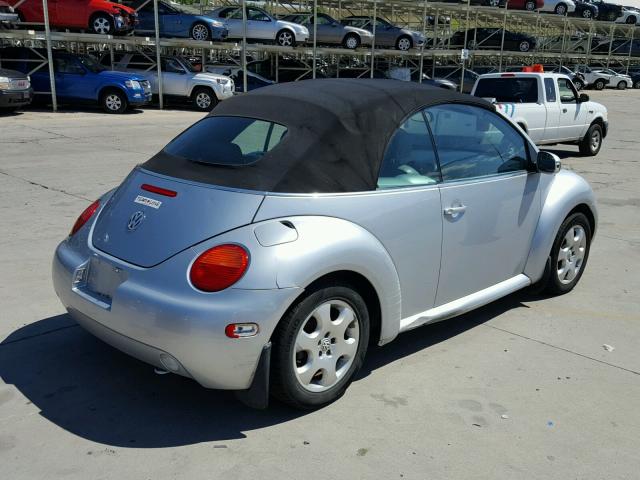 3VWCK21Y53M303846 - 2003 VOLKSWAGEN NEW BEETLE 银色 照片 4