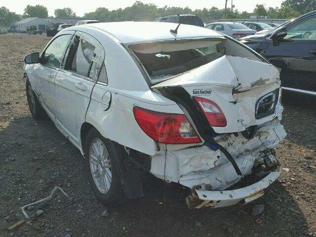 1C3LC56K18N162510 - 2008 CHRYSLER SEBRING WHITE photo 3