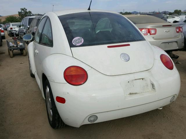 3VWBK21C53M433691 - 2003 VOLKSWAGEN NEW BEETLE 白色 照片 3