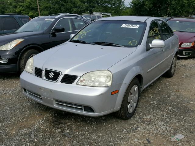 KL5JD56Z25K219457 - 2005 SUZUKI FORENZA S SILVER photo 2