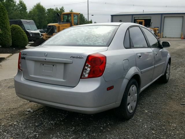 KL5JD56Z25K219457 - 2005 SUZUKI FORENZA S SILVER photo 4