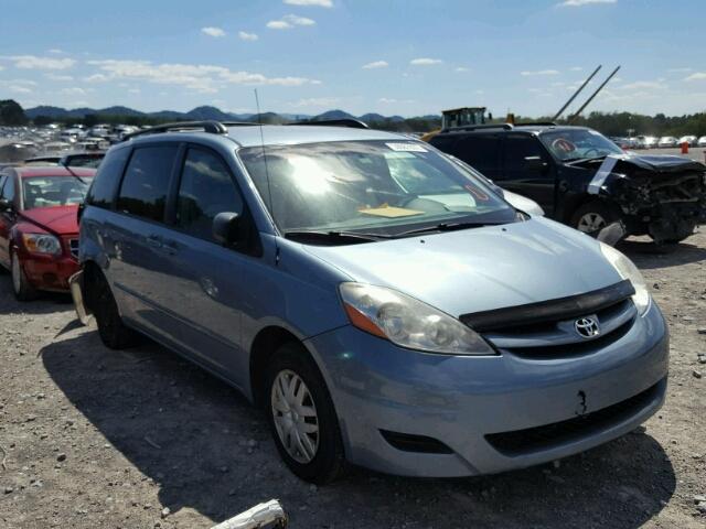 5TDZK23C78S166561 - 2008 TOYOTA SIENNA CE BLUE photo 1