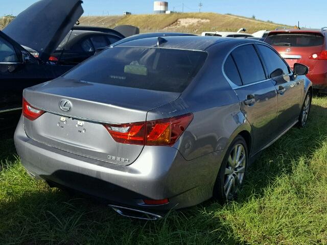 JTHBE1BL8FA009294 - 2015 LEXUS GS Մոխրագույն լուսանկար 4