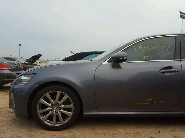 JTHBE1BL8FA009294 - 2015 LEXUS GS Մոխրագույն լուսանկար 9