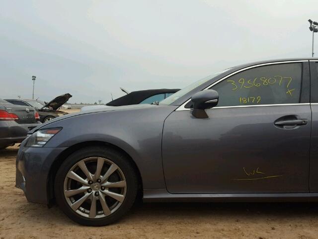 JTHBE1BL8FA009294 - 2015 LEXUS GS GRAY photo 9