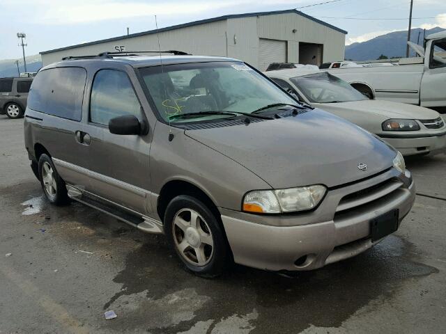 4N2ZN15T91D816505 - 2001 NISSAN QUEST BROWN photo 1