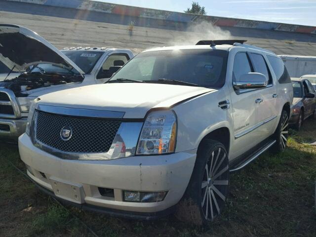 1GYFK66887R191459 - 2007 CADILLAC ESCALADE WHITE photo 2