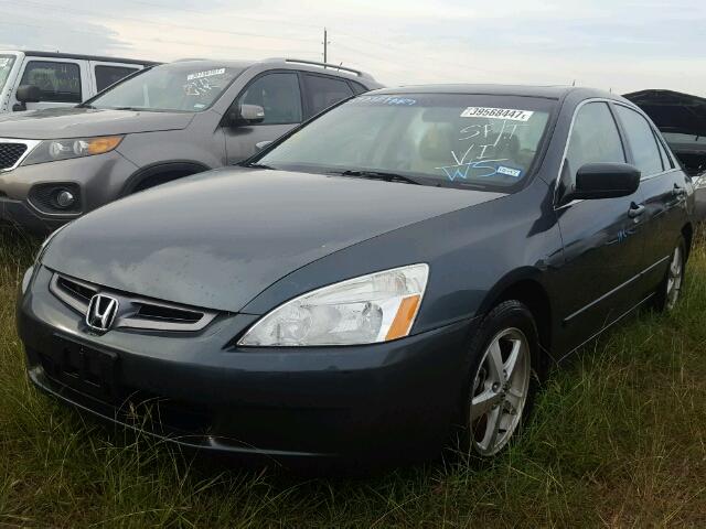 1HGCM56885A021807 - 2005 HONDA ACCORD GRAY photo 2