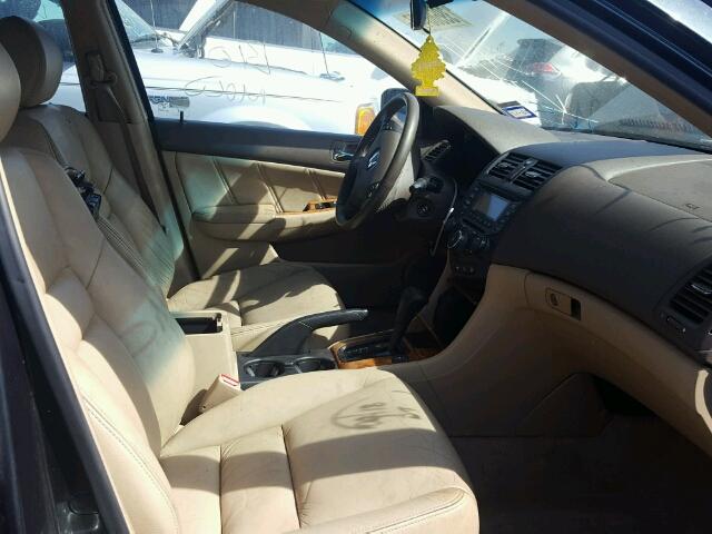 1HGCM56885A021807 - 2005 HONDA ACCORD GRAY photo 5